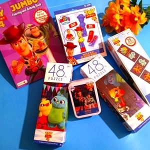 6PC Disney Pixar Toy Story 4 Puzzles and More